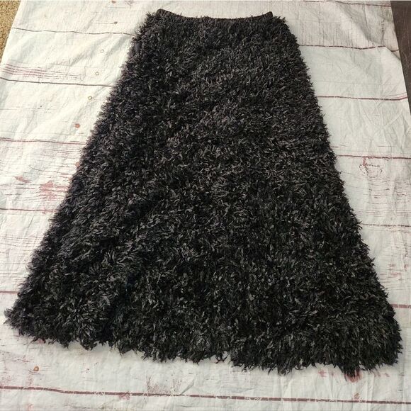 Anthropologie Sunday in Brooklyn Chantal Feathered Maxi Skirt Size Small - Picture 2 of 6